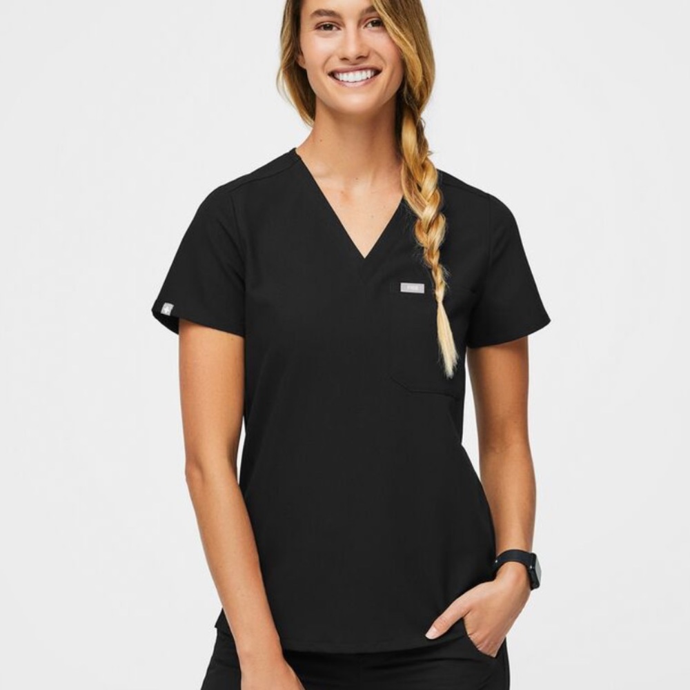 Figs Catarina Top Black XS